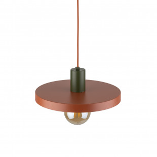 Lampa wisząca Sila Brick Green TK Lighting | Pomarańczowa, Loftowa