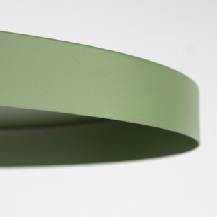 Lampa wisząca Sila Peapod Green TK Lighting | Zielona, Płaski Klosz