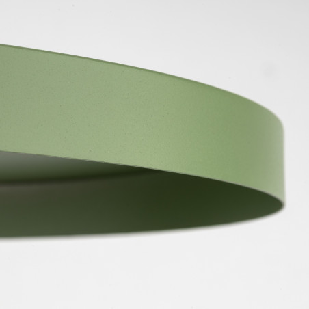 Lampa wisząca Sila Peapod Green TK Lighting | Zielona, Płaski Klosz