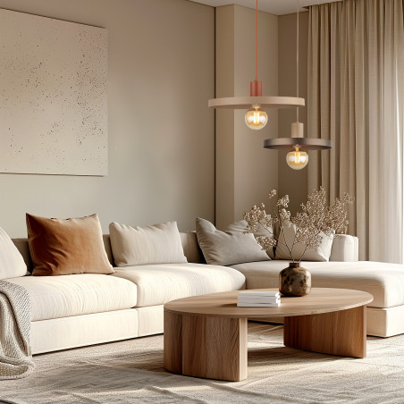 Lampa wisząca Sila Sabia Brown | TK Lighting - Retro Design