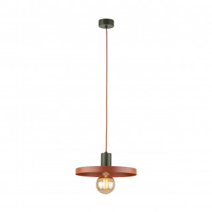 Lampa wisząca Sila Brick Green TK Lighting | Pomarańczowa, Loftowa