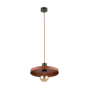 Lampa wisząca Sila Brick Green TK Lighting | Pomarańczowa, Loftowa