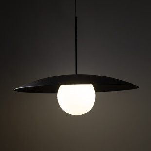 Lampa wisząca Slate | Metalowa z kulą szklaną | TK Lighting