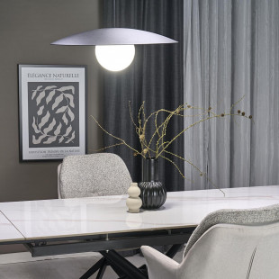 Lampa wisząca Slate | Metalowa z kulą szklaną | TK Lighting
