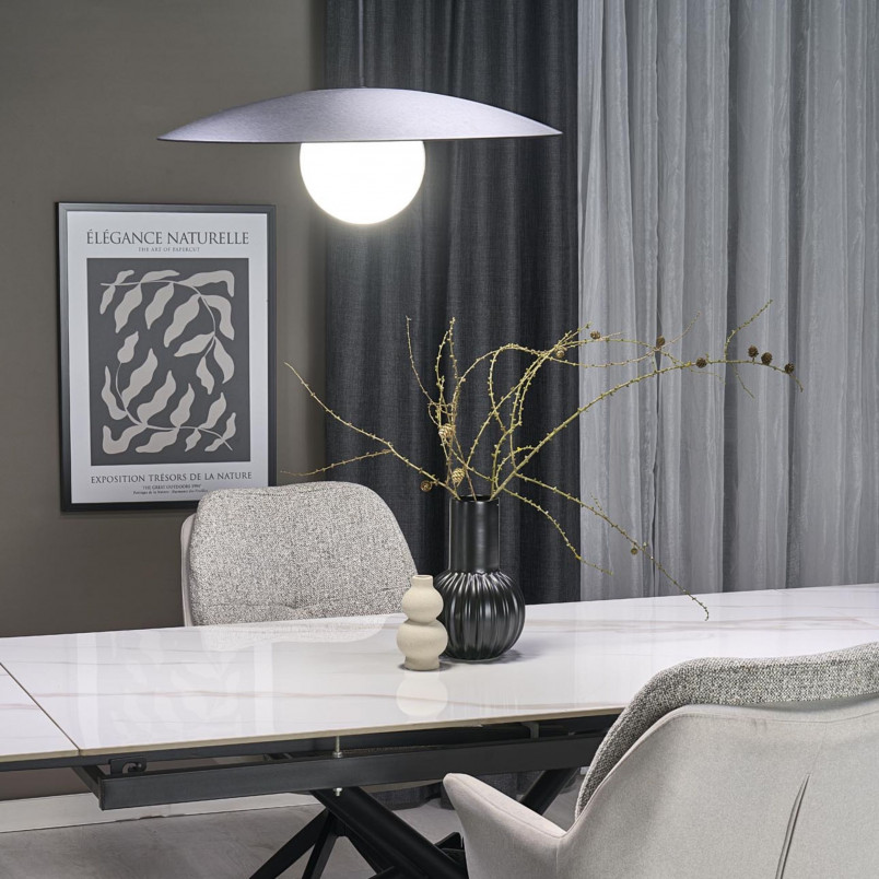 Lampa wisząca Slate | Metalowa z kulą szklaną | TK Lighting