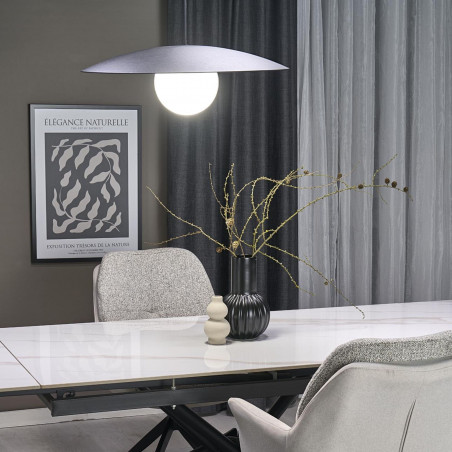 Lampa wisząca Slate | Metalowa z kulą szklaną | TK Lighting