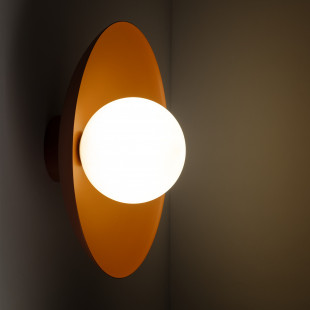 Kinkiet okrągły Slate | Biały/Ceglany | TK Lighting