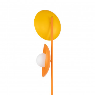 Lampa podłogowa Slate | 2 kule, biały/pomarańczowy/żółty | TK Lighting