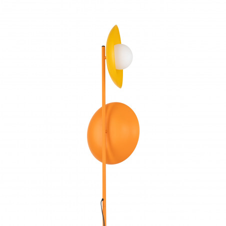 Lampa podłogowa Slate | 2 kule, biały/pomarańczowy/żółty | TK Lighting