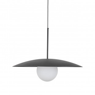 Lampa wisząca Slate | Metalowa z kulą szklaną | TK Lighting