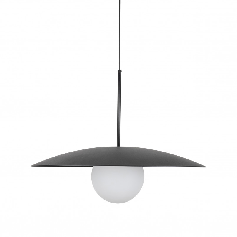 Lampa wisząca Slate | Metalowa z kulą szklaną | TK Lighting