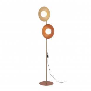 Lampa podłogowa Slate | 2 szklane kule | TK Lighting
