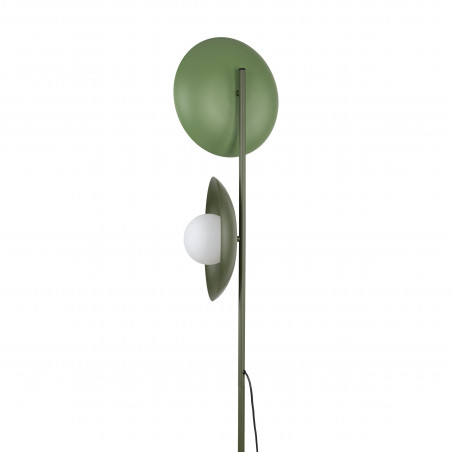 Lampa podłogowa biało-zielona TK Lighting - Szklane kule | Kup teraz!