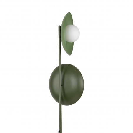 Lampa podłogowa biało-zielona TK Lighting - Szklane kule | Kup teraz!
