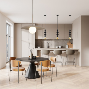 Lampa wisząca Slate Sabia - biały/beżowy TK Lighting | Kup teraz!