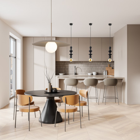 Lampa wisząca Slate Sabia - biały/beżowy TK Lighting | Kup teraz!