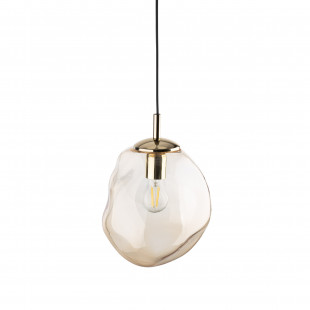 Lampa wisząca szklana Sol | Bursztynowa | TK Lighting