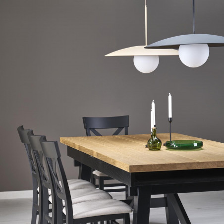 Lampa wisząca Slate Sabia - biały/beżowy TK Lighting | Kup teraz!