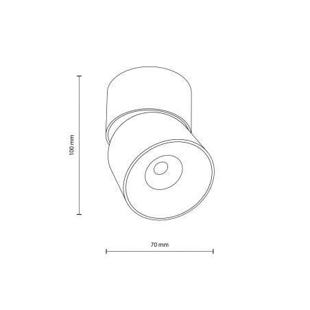 Reflektor LED Spark TK Lighting | Regulacja barwy 3000-6000K