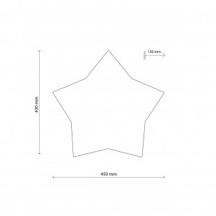 Plafon dziecięcy gwiazda Star | TK Lighting - Oświetlenie dla dzieci