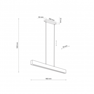 Lampa drewniana wisząca Teo LED - TK Lighting | Skandynawski Design