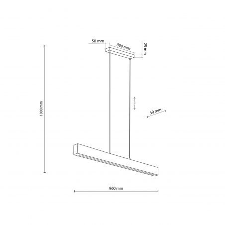 Lampa drewniana wisząca Teo LED - TK Lighting | Skandynawski Design