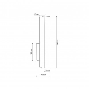 Kinkiet drewniany Teo LED | TK Lighting - Loftowy design