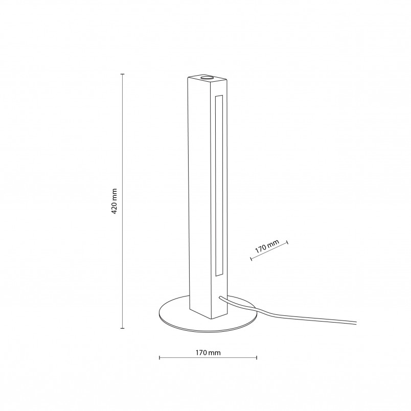 Lampa drewniana Teo LED TK Lighting | Nowoczesny design