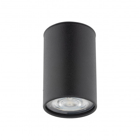 Lampa spot Tubka czarna TK Lighting | Downlight GU10