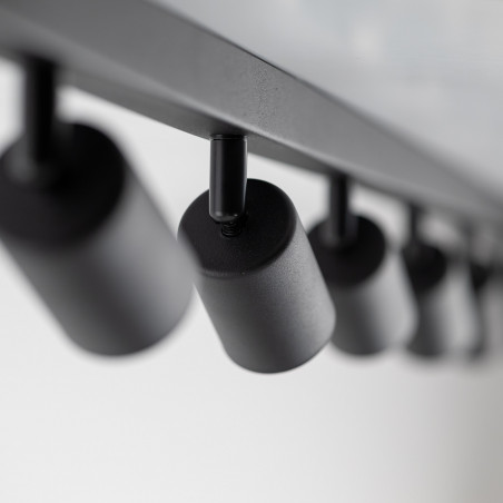 Reflektor sufitowy 8 punktowy TK Lighting | Czarny, Metal