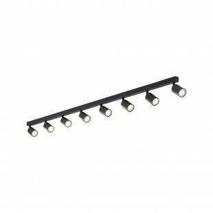 Reflektor sufitowy 8 punktowy TK Lighting | Czarny, Metal