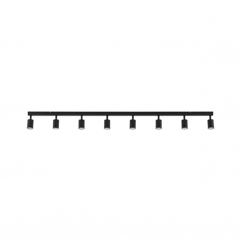 Reflektor sufitowy 8 punktowy TK Lighting | Czarny, Metal