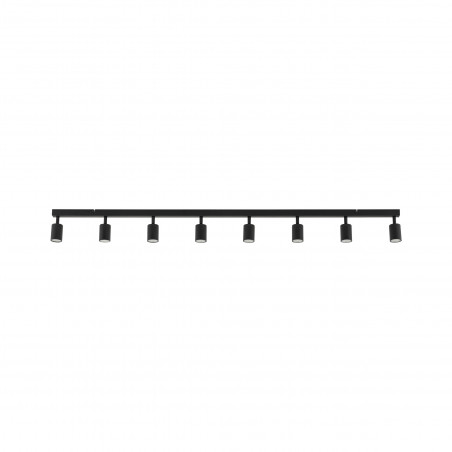 Reflektor sufitowy 8 punktowy TK Lighting | Czarny, Metal