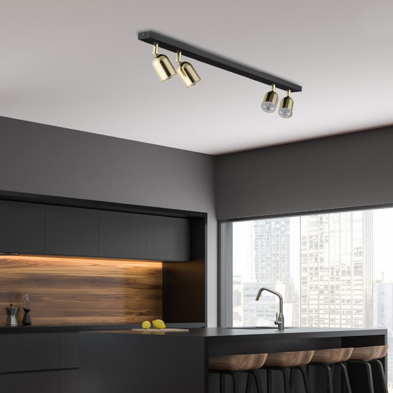 Reflektor sufitowy 4 punktowy Top Gold 88cm - TK Lighting