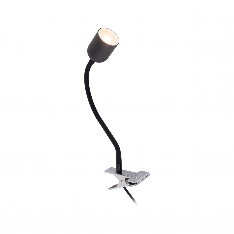 Lampka klips Top czarna TK Lighting - Oświetlenie LED