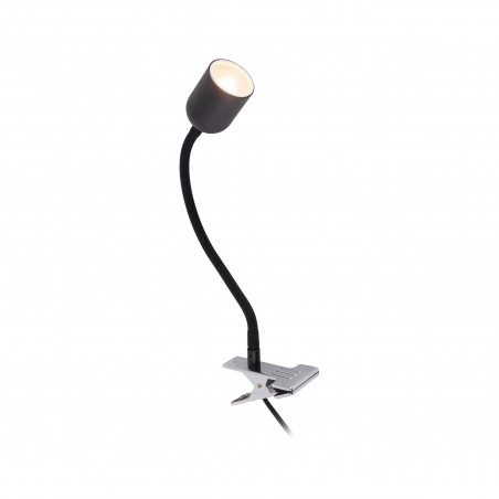 Lampka klips Top czarna TK Lighting - Oświetlenie LED