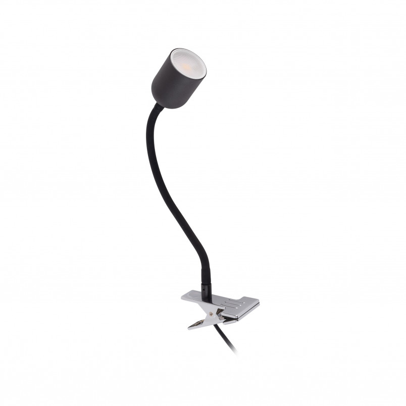 Lampka klips Top czarna TK Lighting - Oświetlenie LED