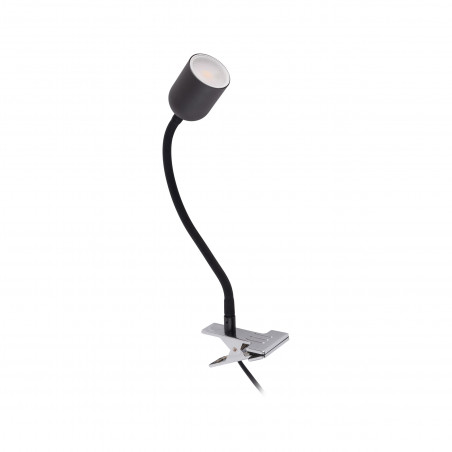 Lampka klips Top czarna TK Lighting - Oświetlenie LED