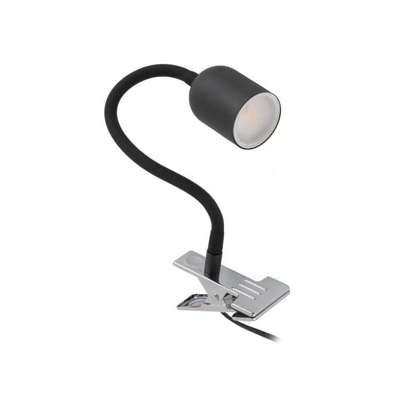 Lampka klips Top czarna TK Lighting - Oświetlenie LED