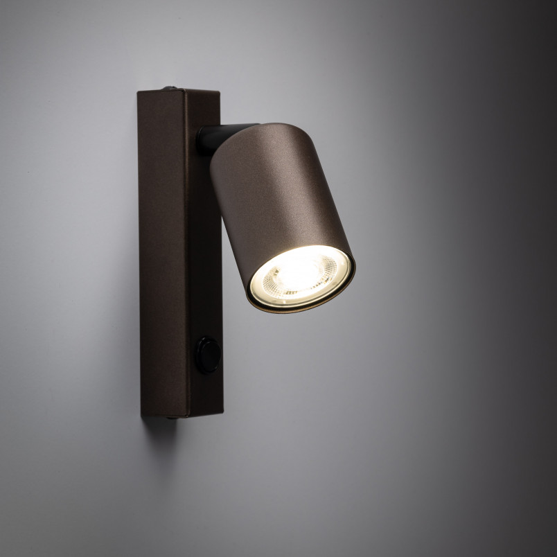 Kinkiet Reflektor Brązowy TK Lighting | Nowoczesny Design