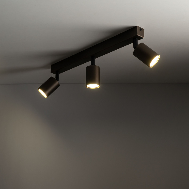 Reflektor sufitowy 3 punktowy TK Lighting - Brązowy | TK Lighting
