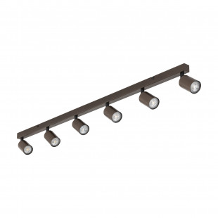 Reflektor sufitowy 6 punktowy TK Lighting | Brązowy