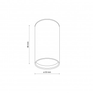 Lampa spot natynkowa brązowa TK Lighting | 59 PLN