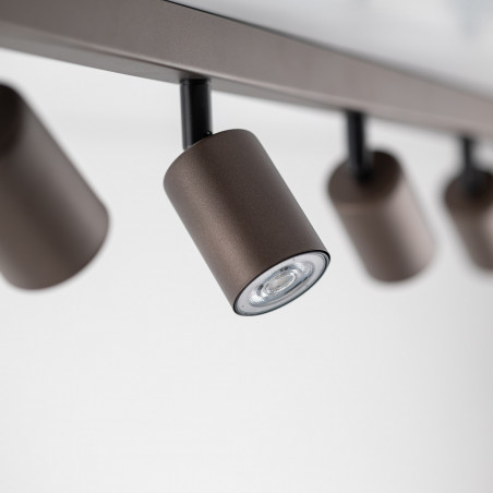 Reflektor sufitowy 8 punktowy TK Lighting | Brązowy
