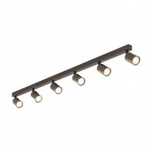 Reflektor sufitowy 6 punktowy TK Lighting | Brązowy