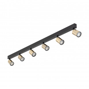 Reflektor sufitowy 6 punktowy Top Gold - TK Lighting | Lampa Złota