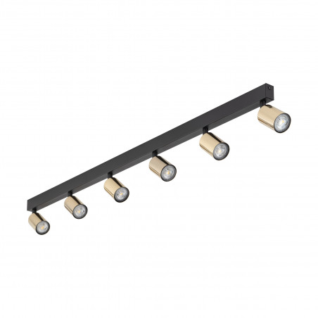 Reflektor sufitowy 6 punktowy Top Gold - TK Lighting | Lampa Złota