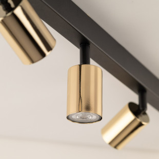 Reflektor sufitowy 6 punktowy Top Gold - TK Lighting | Lampa Złota