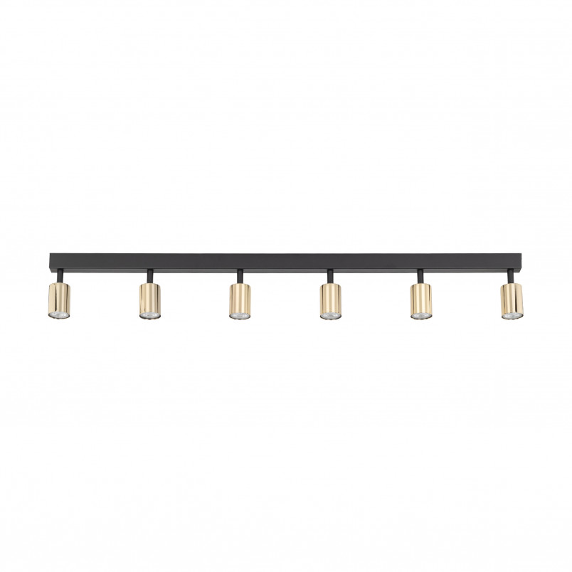 Reflektor sufitowy 6 punktowy Top Gold - TK Lighting | Lampa Złota