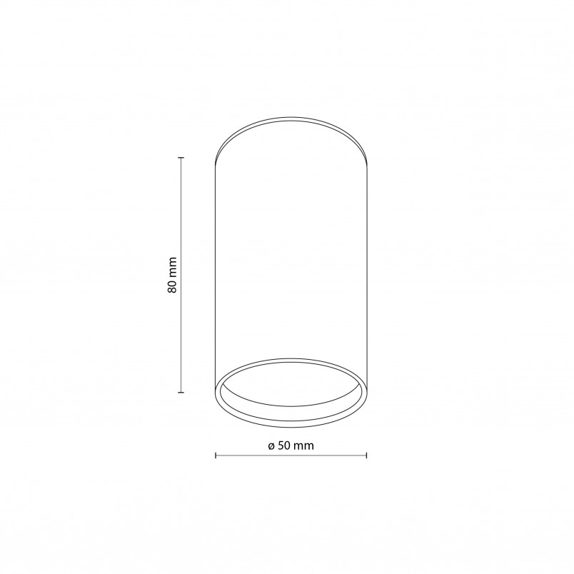 Lampa Spot Tuba Biała TK Lighting | Nowoczesny Design